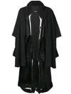 RAF SIMONS OVERSIZED LAYERED COAT