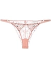 FLEUR DU MAL DAISY LACE TANGA BRIEFS