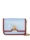 BURBERRY SMALL PAINTED EDGE LEATHER TB BAG