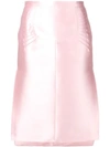 N°21 Nº21 HIGH SHINE SKIRT - 粉色