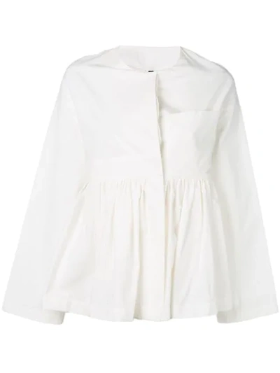 Sara Lanzi Textured Jacket - 白色 In White