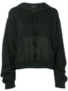 ANDREA YA'AQOV ANDREA YA'AQOV OVERSIZED HOODIE - 黑色