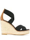 TORY BURCH WEDGED SANDALS