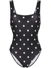 ARAKS UME POLKA-DOT RACERBACK SWIMSUIT