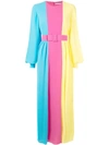 EMILIA WICKSTEAD colour block long dress