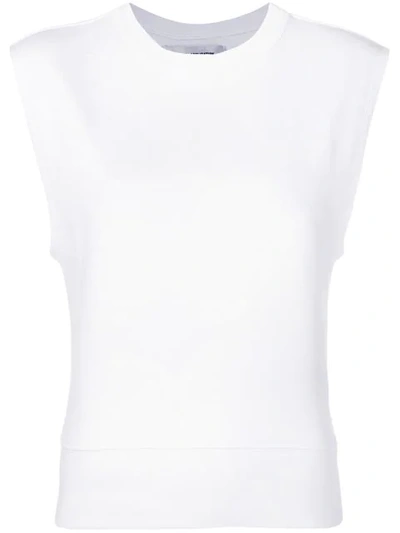 A_plan_application Sleeveless Sweatshirt - 白色 In Optical White