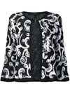 ESCADA SWIRL EMBROIDERED CARDIGAN