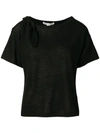 AUTUMN CASHMERE CUT-OUT CASHMERE T-SHIRT