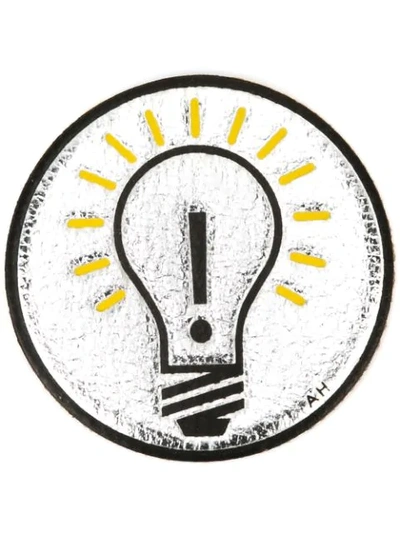 Anya Hindmarch 'light Bulb' Sticker In Metallic