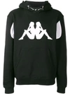 KAPPA LOGO PRINT HOODIE