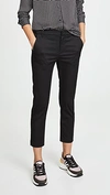 Vince Coin Pocket Stretch Cotton Chino Pants In Black