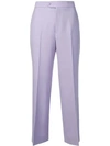 GUCCI STRAIGHT CROPPED TROUSERS