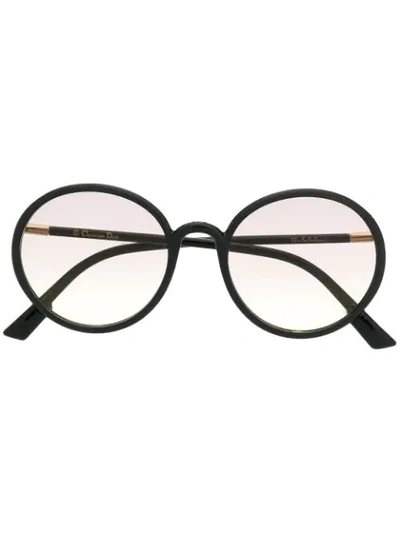 Dior Women's Stellaire Round Sunglasses, 52mm In Black
