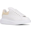 Alexander Mcqueen Sneaker In White/ Honey Suckle