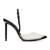 Alexander Wang Alix Mesh And Suede Slingback Pumps