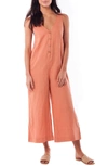 Rhythm Amalfi Cover-up Jumpsuit In Desert