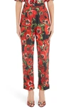 DOLCE & GABBANA FLORAL PRINT SKINNY PANTS,FTAVGTFSFIS