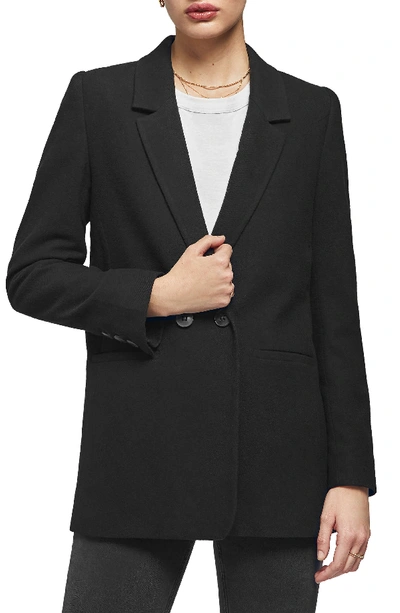 Anine Bing Madeleine Double-breasted Blazer In Black