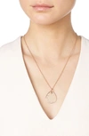 Monica Vinader Ziggy Mini Petal Pendant Charm In Rose Gold