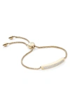 MONICA VINADER BAJA SKINNY PAVE DIAMOND BRACELET,GP-BL-BAXA-DIA