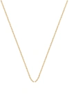 Monica Vinader Rolo Chain 22-24 Inch In Yellow Gold
