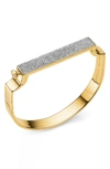 MONICA VINADER SIGNATURE DIAMOND BANGLE,GP-BL-MVLB-DIA