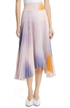 A.L.C SONALI DIP DYE SHARK BITE HEM SKIRT,3SKRT00158