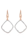 MONICA VINADER RIVA DIAMOND HOOP DROP EARRINGS,RP-EA-RHOO-DIA