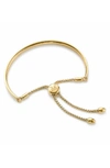Monica Vinader Fiji Chain Bracelet In Yellow Gold