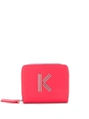 KENZO KENZO K标牌钱包 - 红色