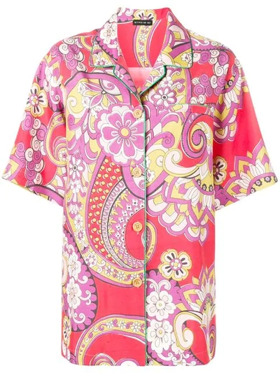 Etro Floral Paisley Print Shirt - 红色 In Red
