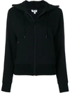 KENZO ZIPPED HOODED JACKET