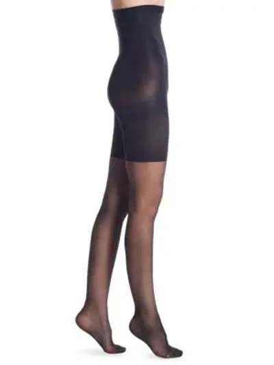 Spanx Women's Super-high Shaping Sheers Tights In Black