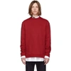 RAF SIMONS RAF SIMONS RED HEAD SWEATSHIRT