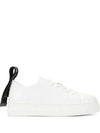 MSGM CONTRAST PULL TAB SNEAKERS