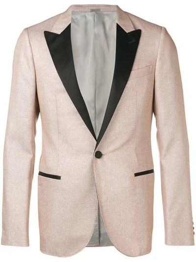 Lanvin Contrast Details Blazer In Pink