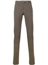 INCOTEX SLIM FIT CHINO TROUSERS