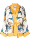 GUCCI SILK KIMONO JACKET