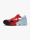 ADIDAS ORIGINALS ADIDAS BY RAF SIMONS BLACK, RED AND GREY RS REPLICANT OZWEEGO SNEAKERS,EE793313566661