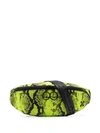 Off-white Neon Yellow Python-print Belt Bag In Yellow
