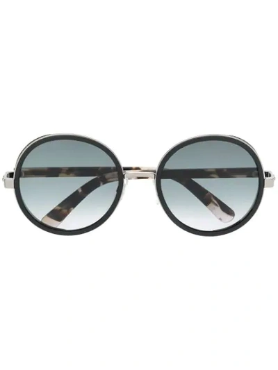 Jimmy Choo Women's Andie Round Sunglasses, 54mm In Black/gray