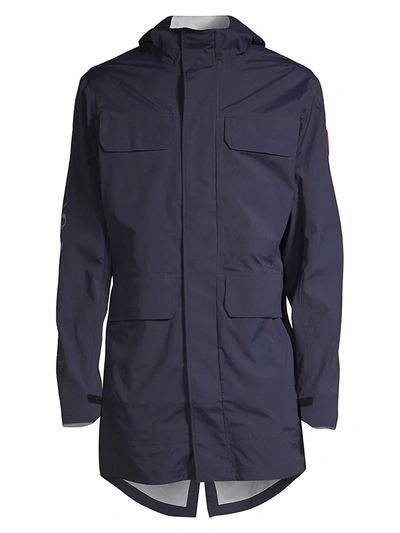 Canada Goose Seawolf Hooded Shell Jacket In Admiral Navy