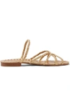 CARRIE FORBES Noura braided raffia sandals