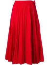 VALENTINO MIDI PLEATED SKIRT