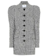 ERDEM ALFREDA格纹棉质混纺西装式外套,P00369823