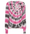 Prada Tie-dyed Wool And Cashmere-blend Sweater In Multicoloured