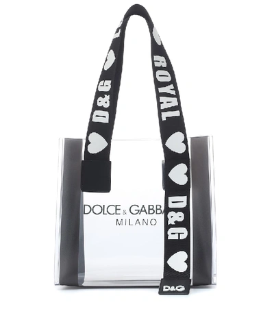 Dolce & Gabbana Dolce And Gabbana Transparent Pvc Street Shopping Tote