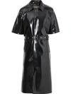 BURBERRY VINYL BELTED CAPE