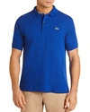 Lacoste Classic Fit Pique Polo Shirt In Captain Blue