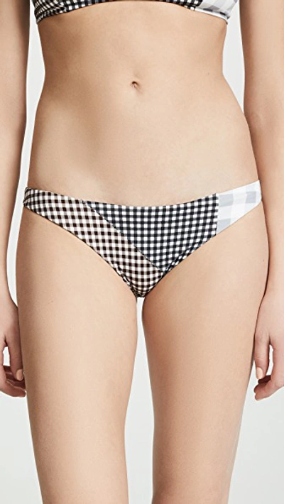 Marysia Suffolk Bikini Bottoms In Multi Smores Gingham
